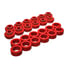 34132R by ENERGY SUSPENSION - Body Cab Mount Set; Red; Performance Polyurethane;