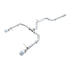 AWE 3020-22034 Exhaust System Kit AWE Track Edition Exhaust - Non-Resonated - for MK7 Jetta GLI w/ Stock Downpipe - Chrome