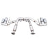 3020-42080 by AWE - AWE Track Edition Exhaust for C8 Corvette -- Chrome Silver Tips