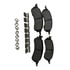 D2414 by BAER - Baer Brakes Claw Brake Pads, Rear