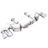 AWE 3015-42151 Exhaust System Kit AWE Touring Edition Exhaust for C8 Corvette -- Chrome Silver Tips