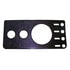 Crown 5457117NR Dashboard Panel Dash Overlay Panel; Center; Black; w/o Radio Cutout;
