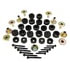 Crown 55176180MK Body Mount Set Body Mount Master Kit; Incl. Bushings/Retainers/Washer/Bushing Bolts;