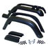 Crown 5AHK6 Fender Flare Set Fender Flare Kit; 6 Piece; Incl. Hardware;