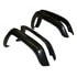 Crown 5FWK Fender Flare Set Fender Flare Kit; Incl. 4 Fender Flares And Hardware; Gloss Black;