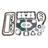 Crown J0810584 Engine Complete Overhaul Gasket Set Engine Gasket Set; Incl. Valve Cvr Gkt/Timing Cvr Gkt/Intake To Exh Manf