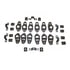 Crown 3242393K Engine Rocker Arm Kit Rocker Arm Kit; Incl. 12 Rocker Arms/6 Newer Style Steel Pivot Kits;