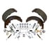 4723367MK by CROWN - Brake Shoe Service Kit; Incl. Shoes; Linings; Hardware; 9 in. x 2.5 in.;