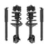 4-11903-250050-001 by UNITY AUTOMOTIVE - Front and Rear Suspension Strut and Coil Spring Assembly Shock Absorber Kit