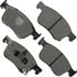 ACT2115 by AKEBONO - ProACT Ultra Premium Ceramic Disc Brake Pad Kit