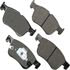Akebono ACT2300 Disc Brake Pad Set ProACT Ultra Premium Ceramic Disc Brake Pad Kit