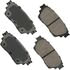 Akebono ACT2391 Disc Brake Pad Set Akebono ProACT Ultra Premium Ceramic Disc Brake Pad Kit