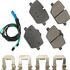 EUR2220 by AKEBONO - Akebono EURO Ultra Premium Ceramic Disc Brake Pad Kit