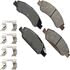 SDF1363 by AKEBONO - Akebono Severe Duty Ultra Premium Disc Brake Pad Kit