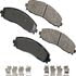 SDF1691 by AKEBONO - Akebono Severe Duty Ultra Premium Disc Brake Pad Kit