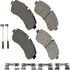 Akebono SDF1699 Disc Brake Pad Set Akebono Severe Duty Ultra Premium Disc Brake Pad Kit