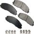 SDF1680 by AKEBONO - Akebono Severe Duty Ultra Premium Disc Brake Pad Kit