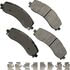 SDF2225 by AKEBONO - Akebono Severe Duty Ultra Premium Disc Brake Pad Kit