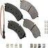 SDF2280A by AKEBONO - Akebono Severe Duty Ultra Premium Disc Brake Pad Kit
