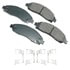Akebono ACT1039 Disc Brake Pad Set ProACT Ultra Premium Ceramic Disc Brake Pad Kit