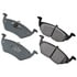Akebono ACT1055 Disc Brake Pad Set ProACT Ultra Premium Ceramic Disc Brake Pad Kit