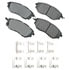 ACT1078A by AKEBONO - ProACT Ultra Premium Ceramic Disc Brake Pad Kit