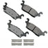 Akebono ACT1120 Disc Brake Pad Set ProACT Ultra Premium Ceramic Disc Brake Pad Kit