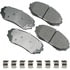ACT1258 by AKEBONO - ProACT Ultra Premium Ceramic Disc Brake Pad Kit