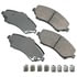 ACT1273 by AKEBONO - ProACT Ultra Premium Ceramic Disc Brake Pad Kit