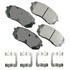 ACT1295 by AKEBONO - ProACT Ultra Premium Ceramic Disc Brake Pad Kit