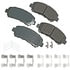 ACT1338A by AKEBONO - ProACT Ultra Premium Ceramic Disc Brake Pad Kit