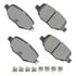 ACT1377A by AKEBONO - ProACT Ultra Premium Ceramic Disc Brake Pad Kit