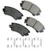 ACT1404 by AKEBONO - ProACT Ultra Premium Ceramic Disc Brake Pad Kit