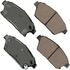 ACT1467 by AKEBONO - ProACT Ultra Premium Ceramic Disc Brake Pad Kit