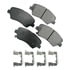 ACT1543 by AKEBONO - ProACT Ultra Premium Ceramic Disc Brake Pad Kit