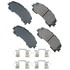 ACT1736 by AKEBONO - ProACT Ultra Premium Ceramic Disc Brake Pad Kit