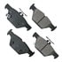 Akebono ACT1808 Disc Brake Pad Set ProACT Ultra Premium Ceramic Disc Brake Pad Kit