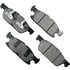 ACT1818 by AKEBONO - ProACT Ultra Premium Ceramic Disc Brake Pad Kit