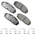 ACT1814 by AKEBONO - ProACT Ultra Premium Ceramic Disc Brake Pad Kit