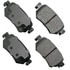 Akebono ACT1874 Disc Brake Pad Set ProACT Ultra Premium Ceramic Disc Brake Pad Kit