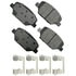 Akebono ACT1886 Disc Brake Pad Set ProACT Ultra Premium Ceramic Disc Brake Pad Kit