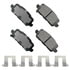 Akebono ACT1841 Disc Brake Pad Set ProACT Ultra Premium Ceramic Disc Brake Pad Kit