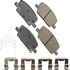 Akebono ACT2019 Disc Brake Pad Set ProACT Ultra Premium Ceramic Disc Brake Pad Kit