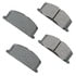 ACT242 by AKEBONO - ProACT Ultra Premium Ceramic Disc Brake Pad Kit