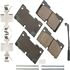 ACT2173 by AKEBONO - ProACT Ultra Premium Ceramic Disc Brake Pad Kit