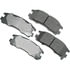 Akebono ACT383 Disc Brake Pad Set ProACT Ultra Premium Ceramic Disc Brake Pad Kit