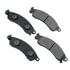 ACT412 by AKEBONO - ProACT Ultra Premium Ceramic Disc Brake Pad Kit