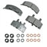 Akebono ACT369 Disc Brake Pad Set ProACT Ultra Premium Ceramic Disc Brake Pad Kit