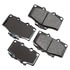 Akebono ACT502 Disc Brake Pad Set ProACT Ultra Premium Ceramic Disc Brake Pad Kit