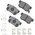ACT536A by AKEBONO - ProACT Ultra Premium Ceramic Disc Brake Pad Kit